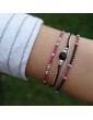 Bracelet Onyx carré et Argent 925 - Cassiopée Aloe Bijoux