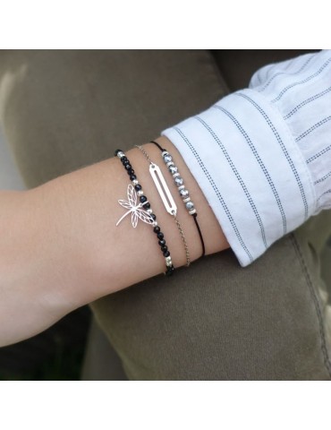 Bracelet minimaliste en Argent 925 Aloe Bijoux