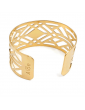 Bracelet manchette Large en Plaqué or - Losange Aloe Bijoux