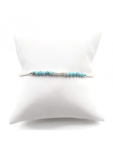 Bracelet Turquoise et Argent 925 - Kaé Aloe Bijoux