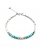 Bracelet Turquoise et Argent 925 - Kaé Aloe Bijoux