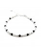 Bracelet Spinelle noir perles et Argent 925 - Eloa Aloe Bijoux