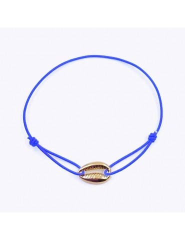 Bracelet Cordon avec motif coquillage en Plaqué or Aloe Bijoux