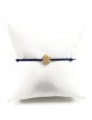 Bracelet Cordon avec motif feuille Monstera en Plaqué or Aloe Bijoux