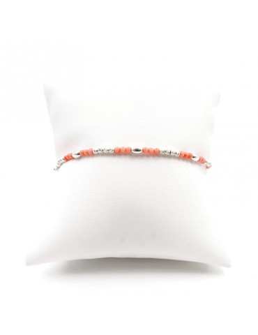 Bracelet Bambou de mer et Argent 925 Aloe Bijoux