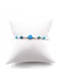 Bracelet Turquoise et Pierres de lune en Argent 925 - Yris Aloe Bijoux
