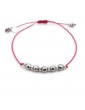 Bracelet Cordon hématites et argent Aloe Bijoux