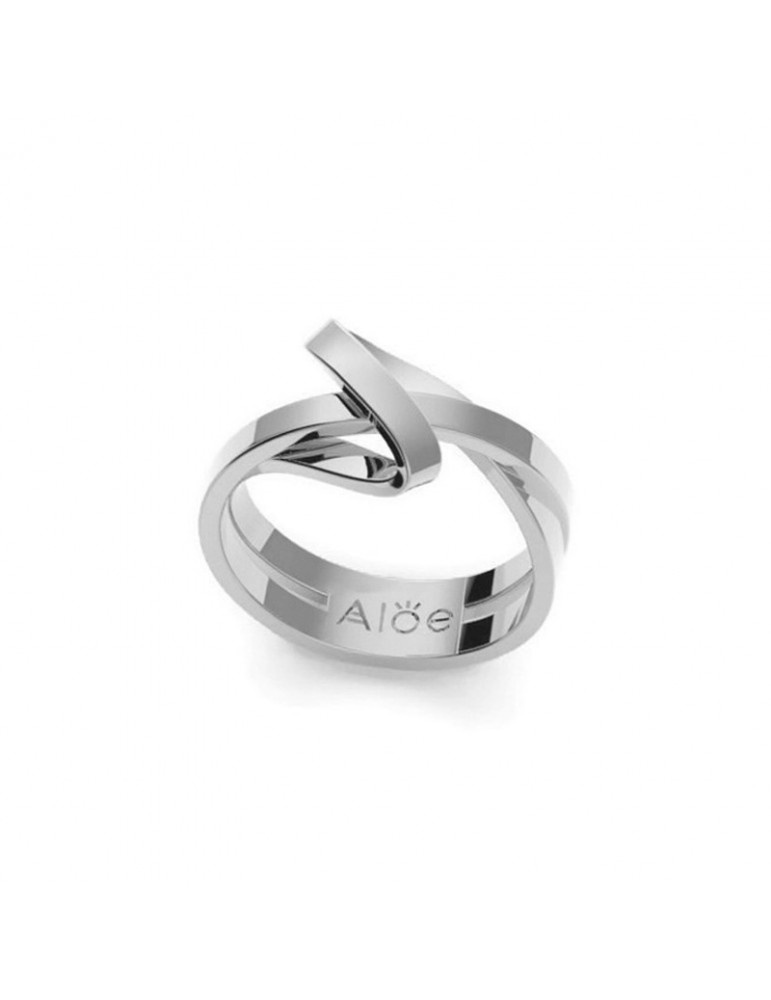 Bague 2 rubans en Argent 925 Aloe Bijoux