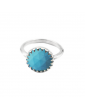 Bague Turquoise en Argent 925 - Juliette Aloe Bijoux