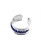 Bague CODE Lapis lazuli et Argent 925 Aloe Bijoux