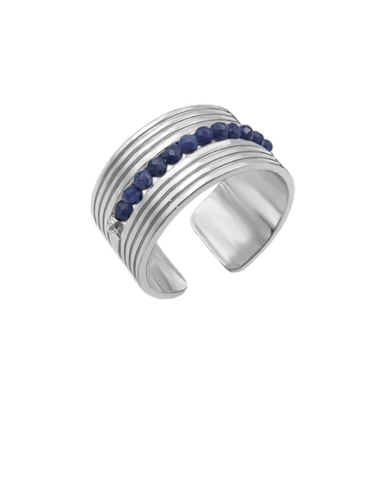 Bague Saphir en Argent 925 - Code Aloe Bijoux