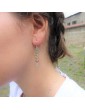 Boucles d'oreilles Topaze bleue en Argent 925 - Antica Aloe Bijoux