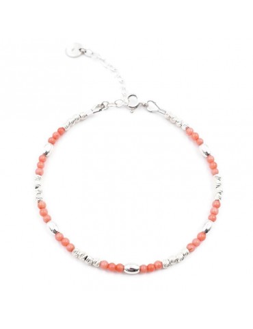 Bracelet Bambou de mer et Argent 925 Aloe Bijoux