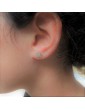 Boucles d'oreilles Puce Etoiles en Argent 925 Aloe Bijoux