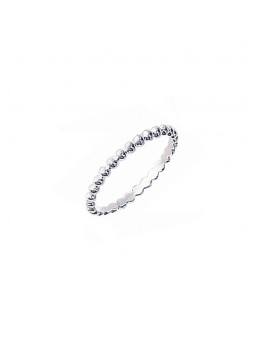 Bague fine perlée en argent 925 Aloe Bijoux