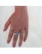 Bague en Argent et topaze bleue - Louane Aloe Bijoux