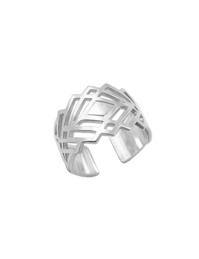 Bague en Argent 925 - Losange Aloe Bijoux