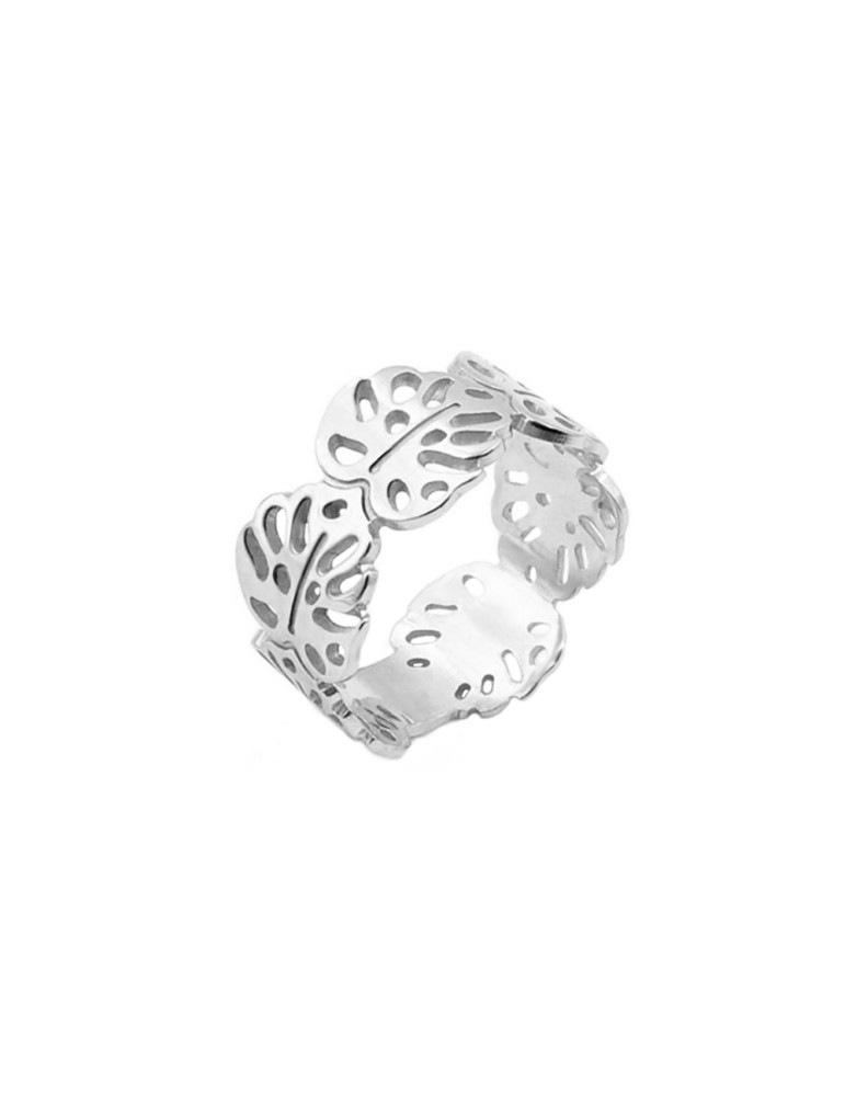 Bague Monstera en Argent 925 Aloe Bijoux