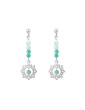 Boucles d'Oreilles en argent & amazonite Stella Aloe Bijoux