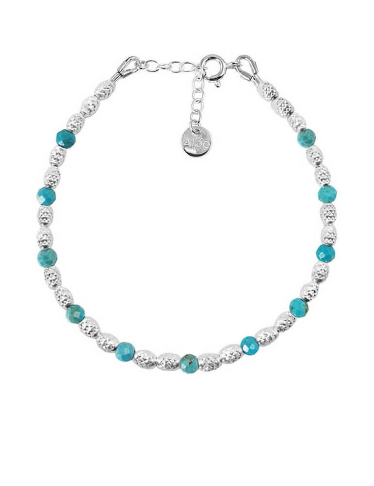 Bracelet Turquoise et Argent 925 - Eloa Aloe Bijoux