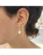Boucles d'oreilles poussettes gouttes Art Déco : Élégance intemporelle et charme vintage Aloe Bijoux