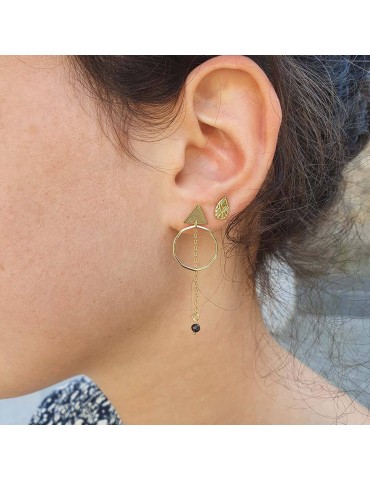 Boucles d'oreilles poussettes gouttes Art Déco : Élégance intemporelle et charme vintage Aloe Bijoux