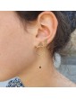 Boucles d'oreilles poussettes gouttes Art Déco : Élégance intemporelle et charme vintage Aloe Bijoux