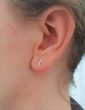 Boucles d'oreilles puces éclair en Argent 925 Aloe Bijoux