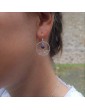 Boucles d'oreilles Lapis lazuli et Libellule en Argent 925 Aloe Bijoux