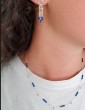 Collier multi barrettes Lapis Lazuli - Cléopâtre Aloe Bijoux