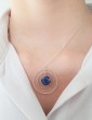 Collier Liberty Lapis Lazuli et Argent 925 Aloe Bijoux