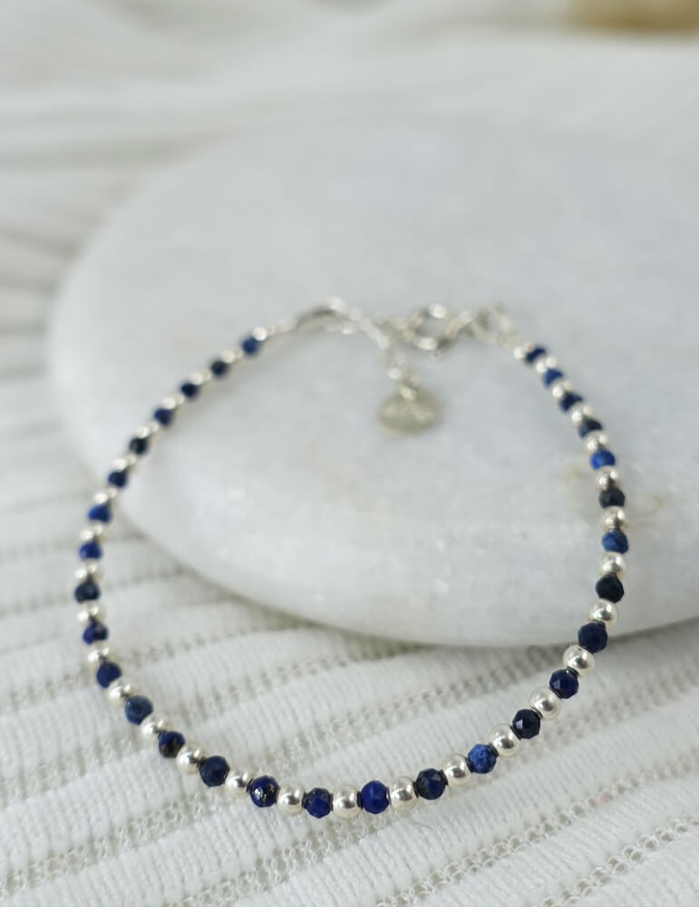 Bracelet Cloé (pierre au choix) Aloe Bijoux