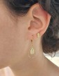 Boucles d'oreilles pendantes arty Aloe Bijoux