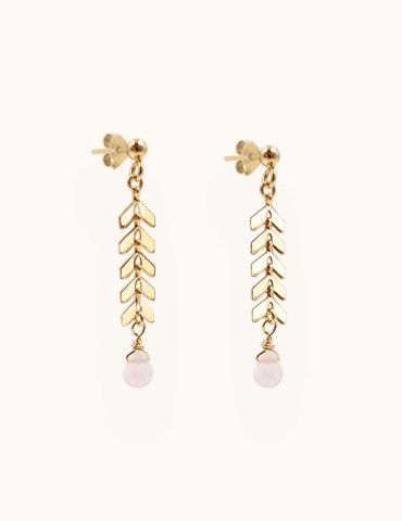 Boucles d'oreilles Quartz...