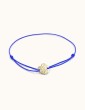 Bracelet Cordon avec motif feuille Monstera en Plaqué or Aloe Bijoux