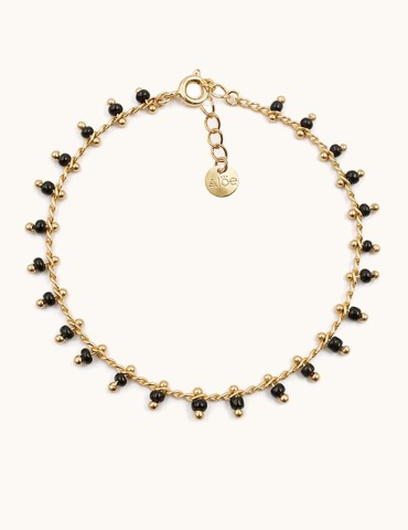 Bracelet chaine avec perles...