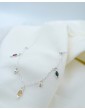 Collier en argent avec tourmalines multicolores - Aura Aloe Bijoux
