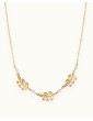 Collier Laurier avec Pierre de Lune en Plaqué Or - Eden Aloe Bijoux