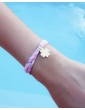Bracelet liberty et trèfle en plaqué or - Rose Aloe Bijoux