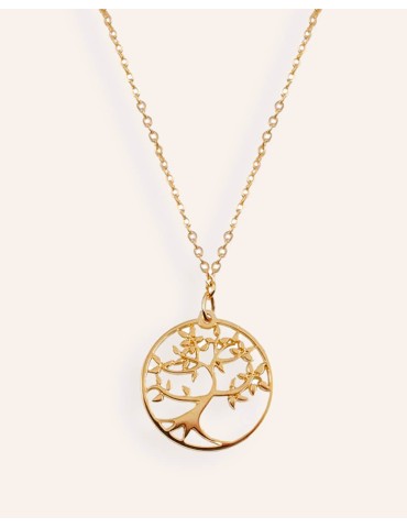 Collier arbre de vie en Plaqué or Colliers