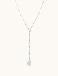 Collier Y en Argent Pierre de lune - Yzée Colliers