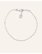 Bracelet Chaîne Mini Cubes en Argent 925 Aloe Bijoux