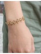 Bracelet maille fleur Aloe Bijoux