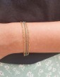 Bracelet 3 rangs avec perles Miyuki