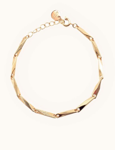 Bracelet maille Art Déco Aloe Bijoux