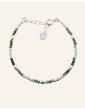 Bracelet Émeraude et Argent 925 - Zoé Aloe Bijoux