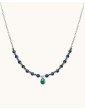 Collier Azurite et Malachite en Argent 925 Aloe Bijoux