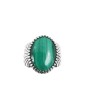 Bague Argent 925 et Malachite Angela Aloe Bijoux