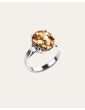 Bague en Argent et Citrine "Alice" Aloe Bijoux