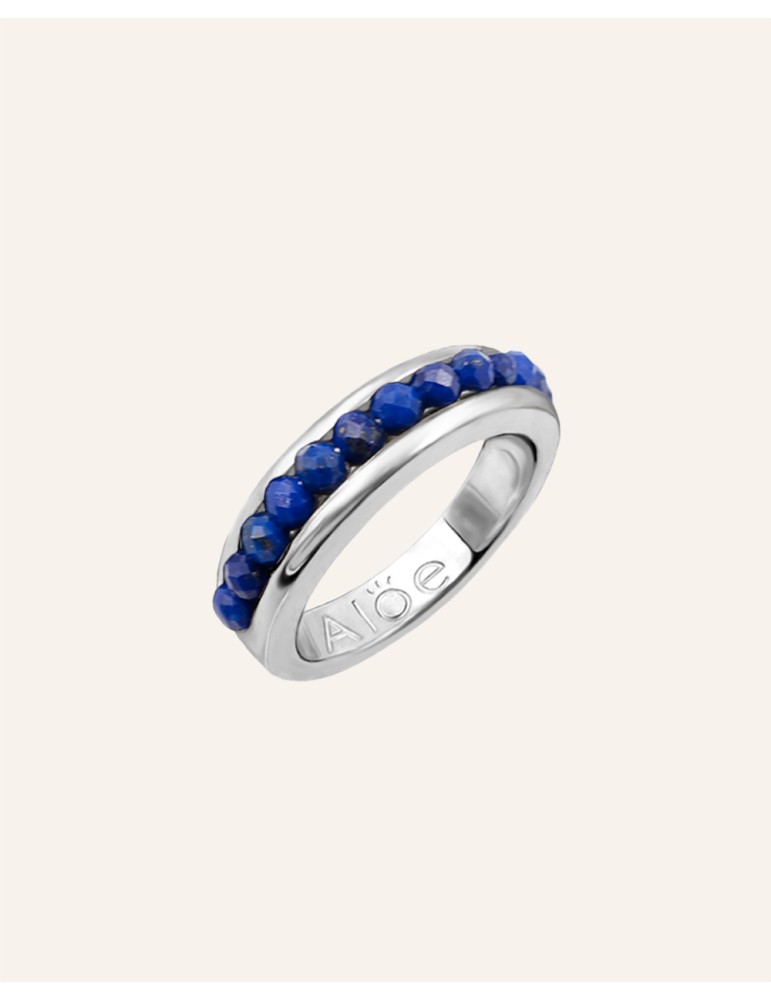 Bague Lapis lazuli "esprit Alliance"GM en Argent 925 Aloe Bijoux Bague Lapis lazuli "esprit Alliance"GM en Argent 925 Aloe Bijoux